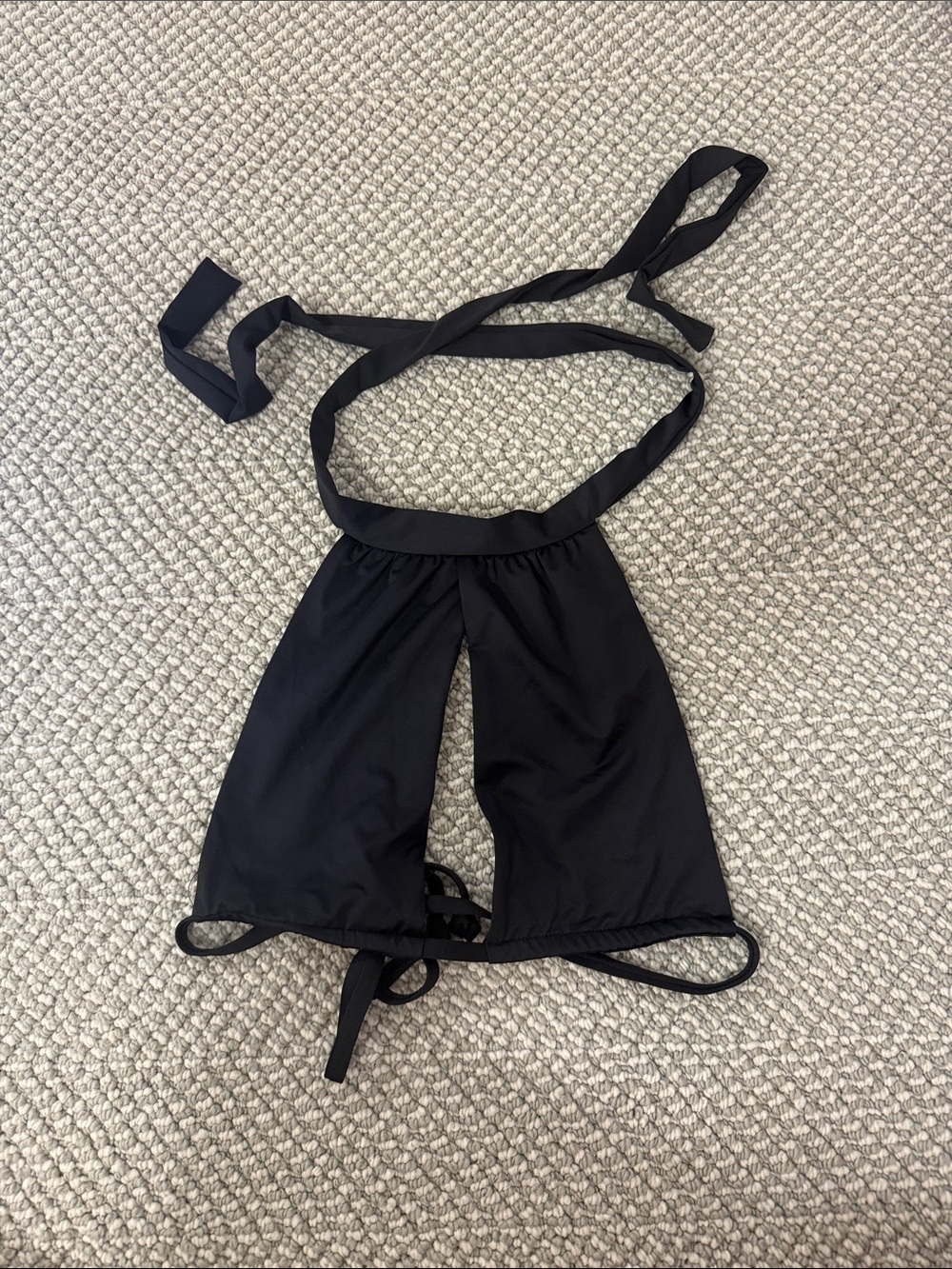 Frankie's Bikinis Black Halter Bikini Top